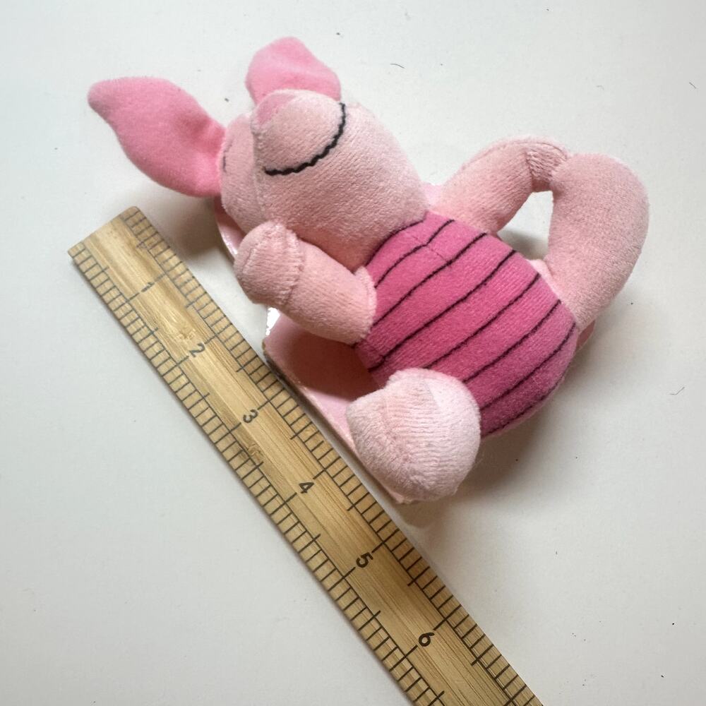 Winnie Pooh Piglet Friendly Tales Plush Board Book Stuffed Animal Vintage Disney - Picture 7 of 7